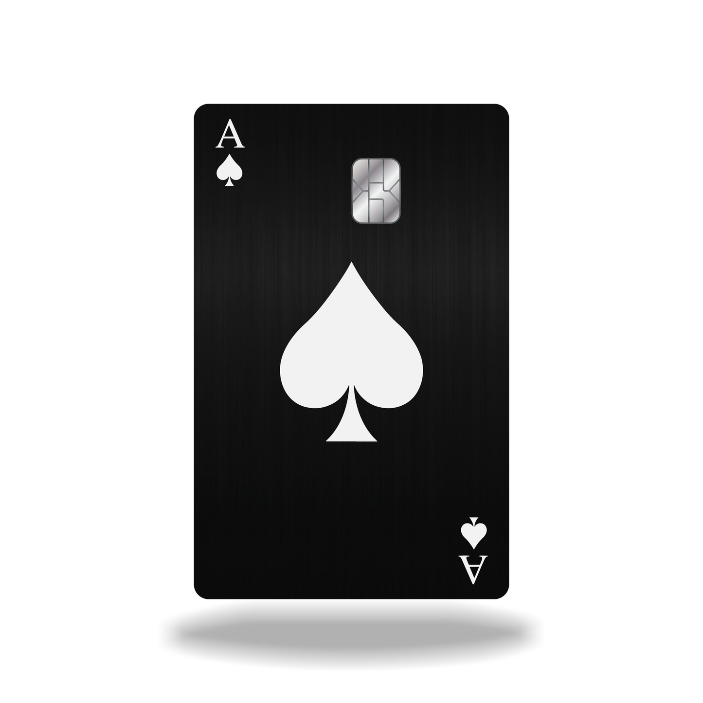 Metal Card Ace of Spades V1