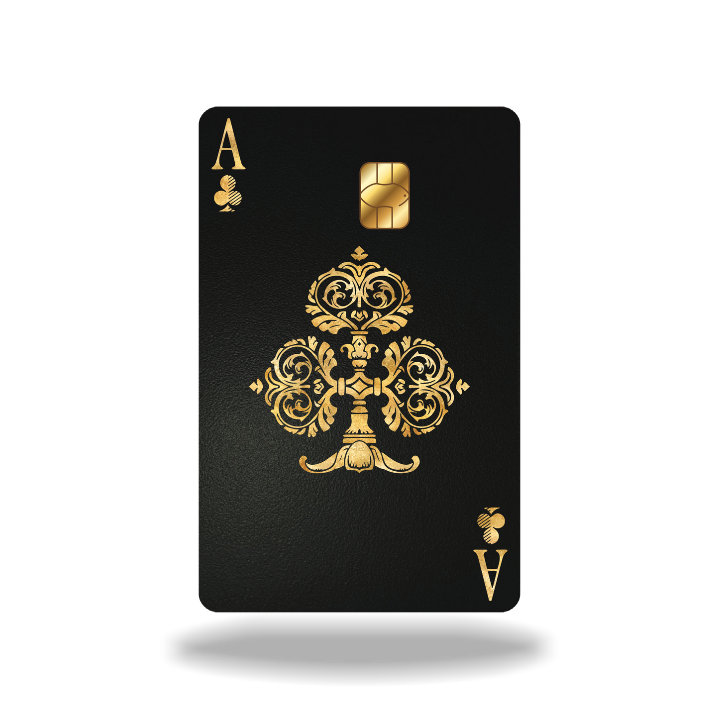 Metal Card Ace of Clubs
