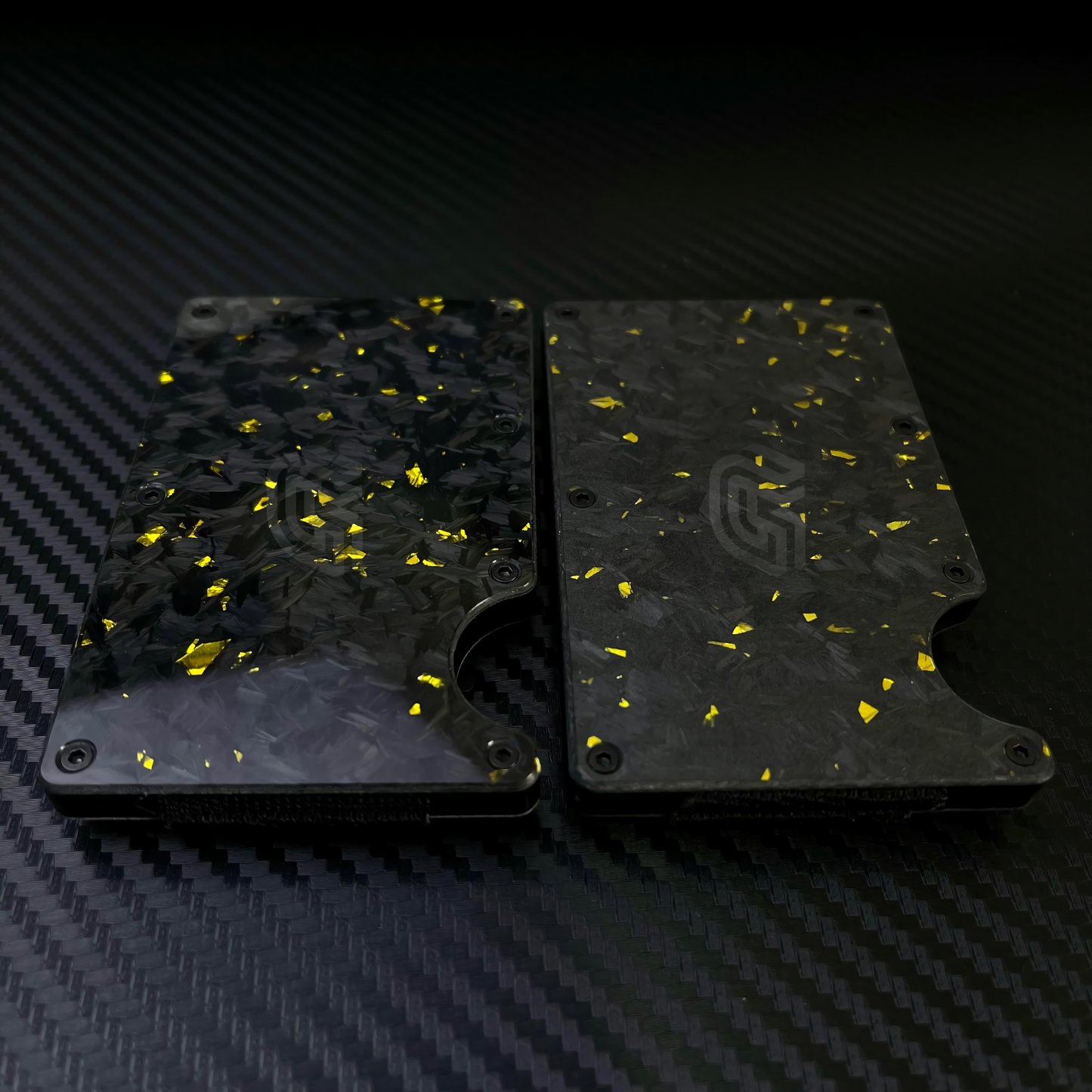 Card Holder Forged Giallo Clarus