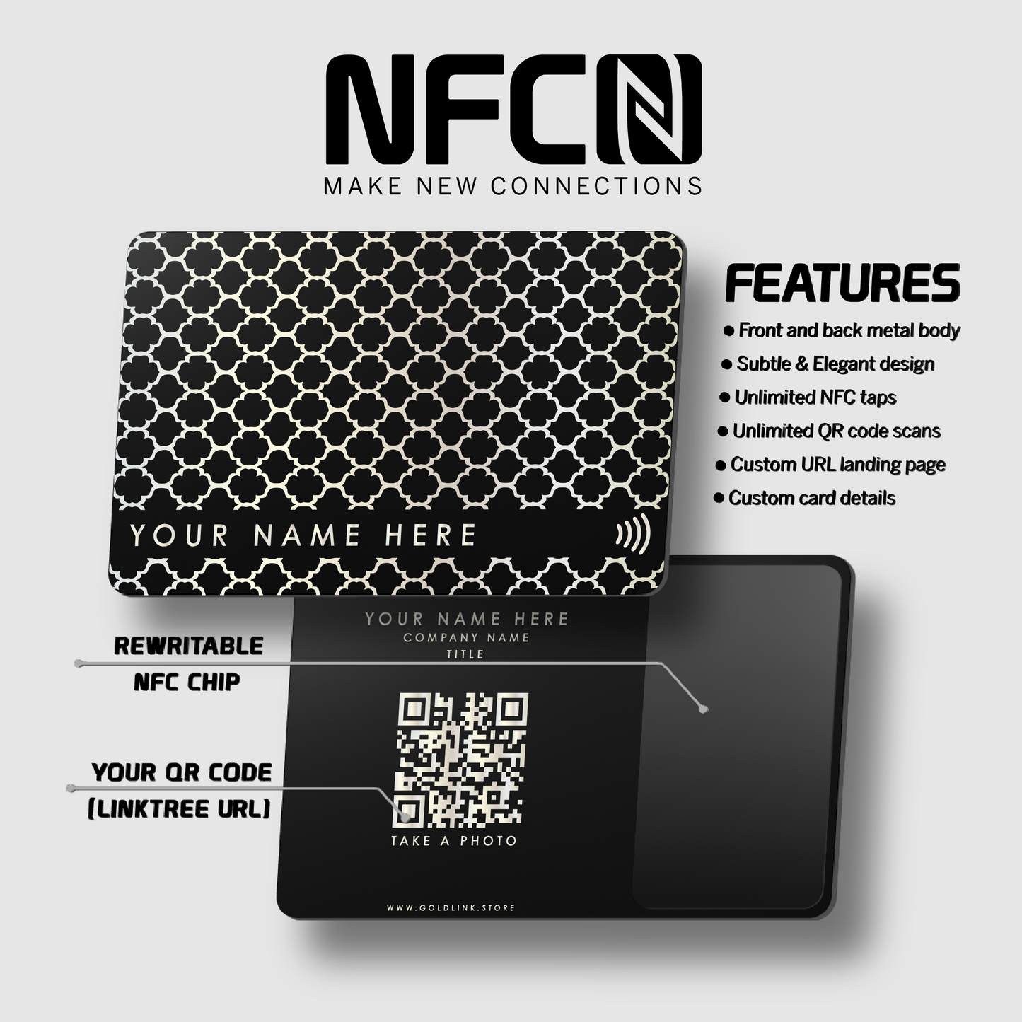Metal NFC Card Trinket
