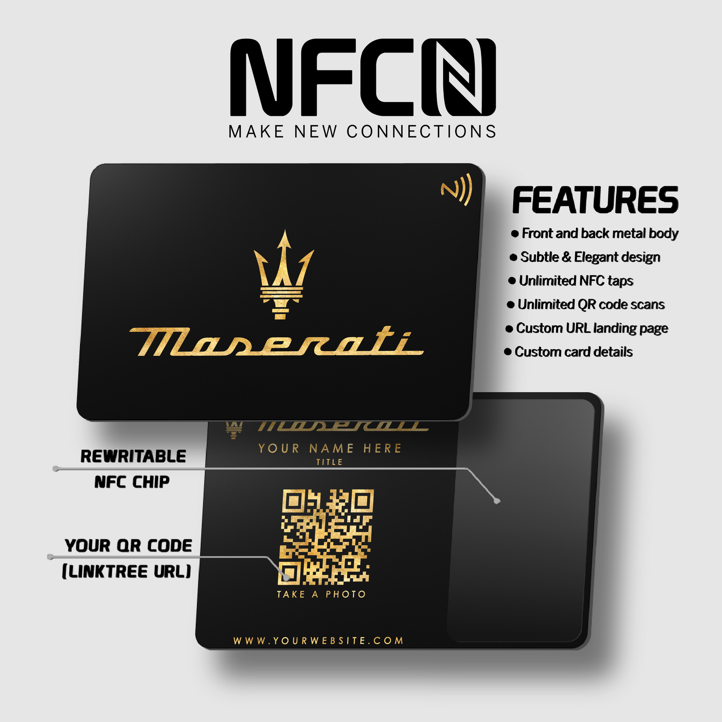 Metal NFC Card Personalized