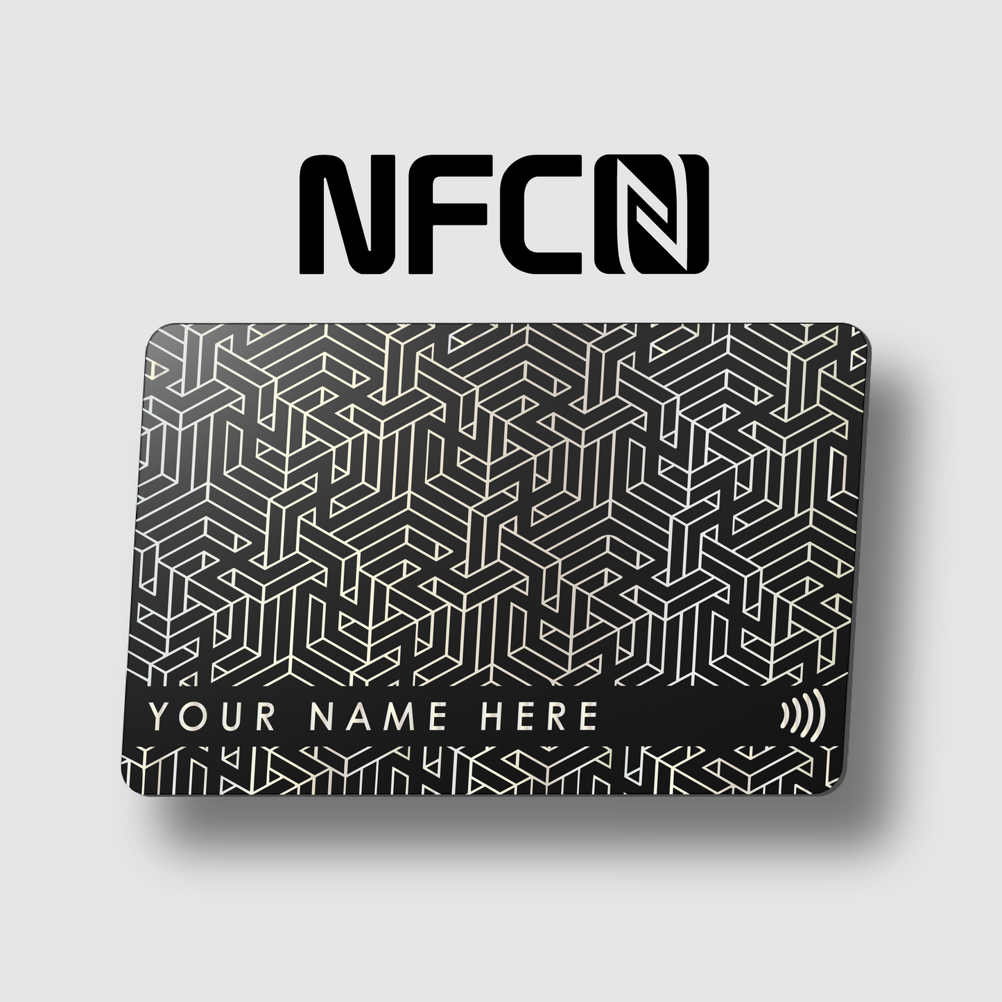 Metal NFC Card Labyrinth