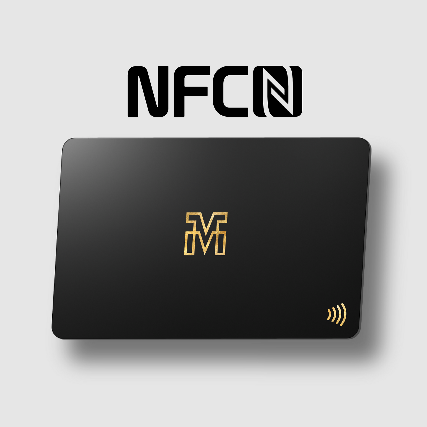 Metal NFC Card Custom Letters V1