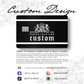 Metal Card Custom Logo