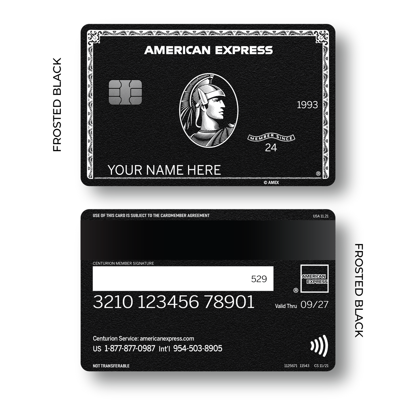 Metal Card AmEx Centurion 2023