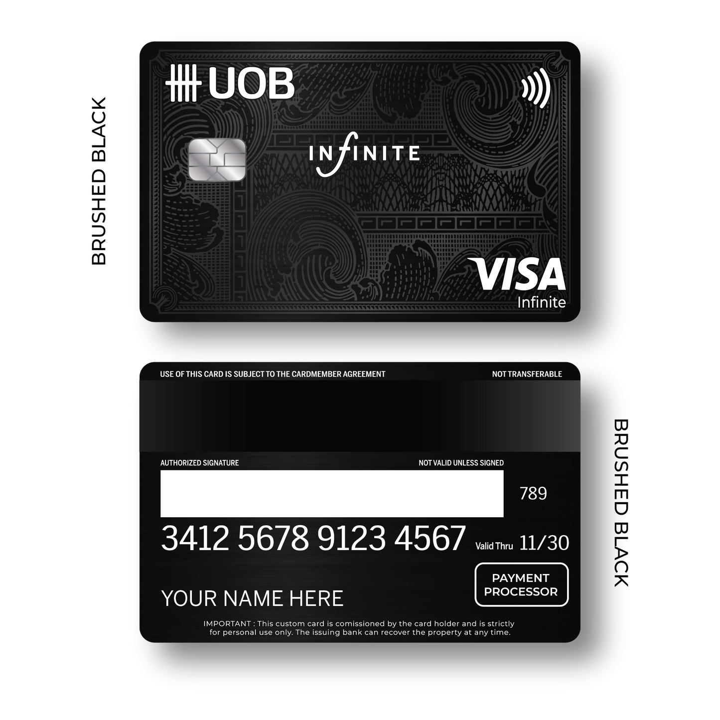 Metal Card UOB Infinite