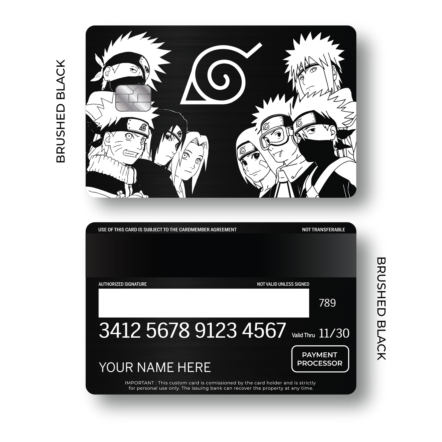 Metal Card Naruto Group