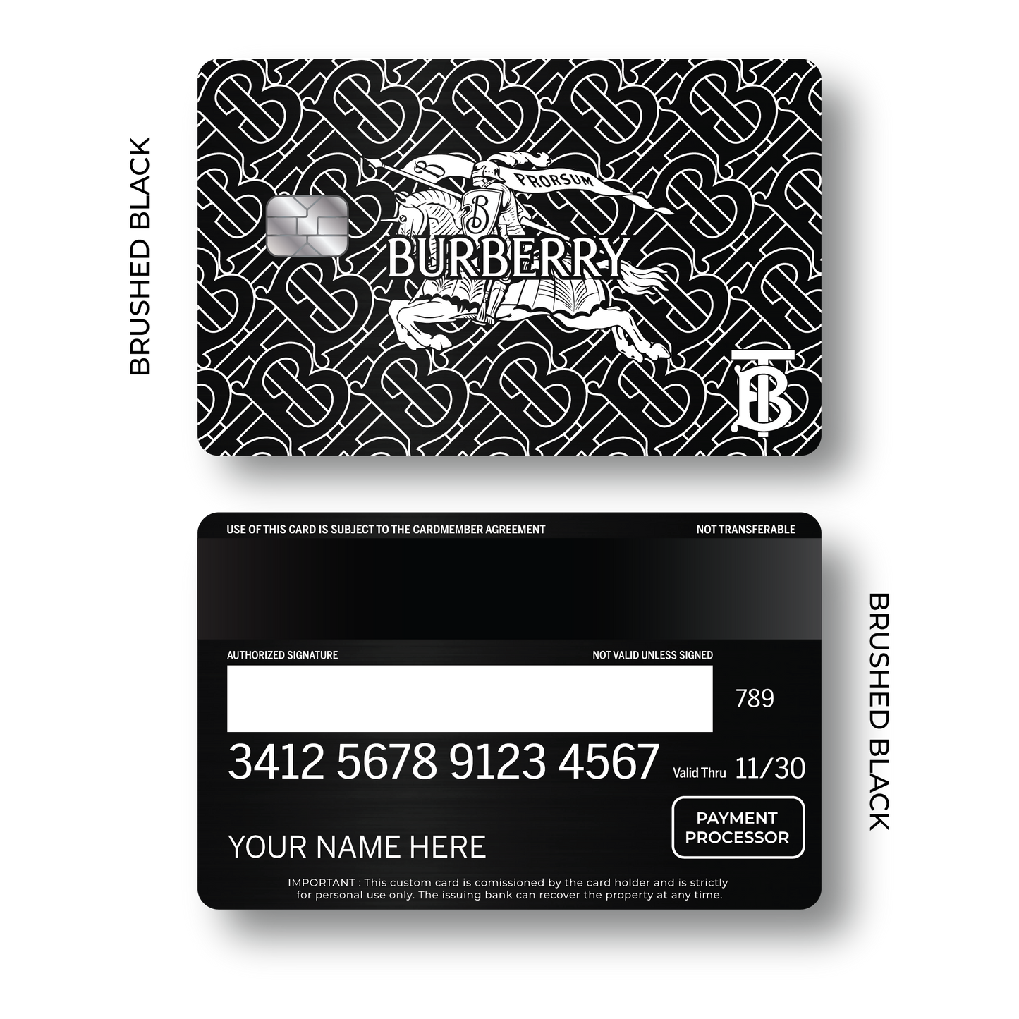 Metal Card Burbérry