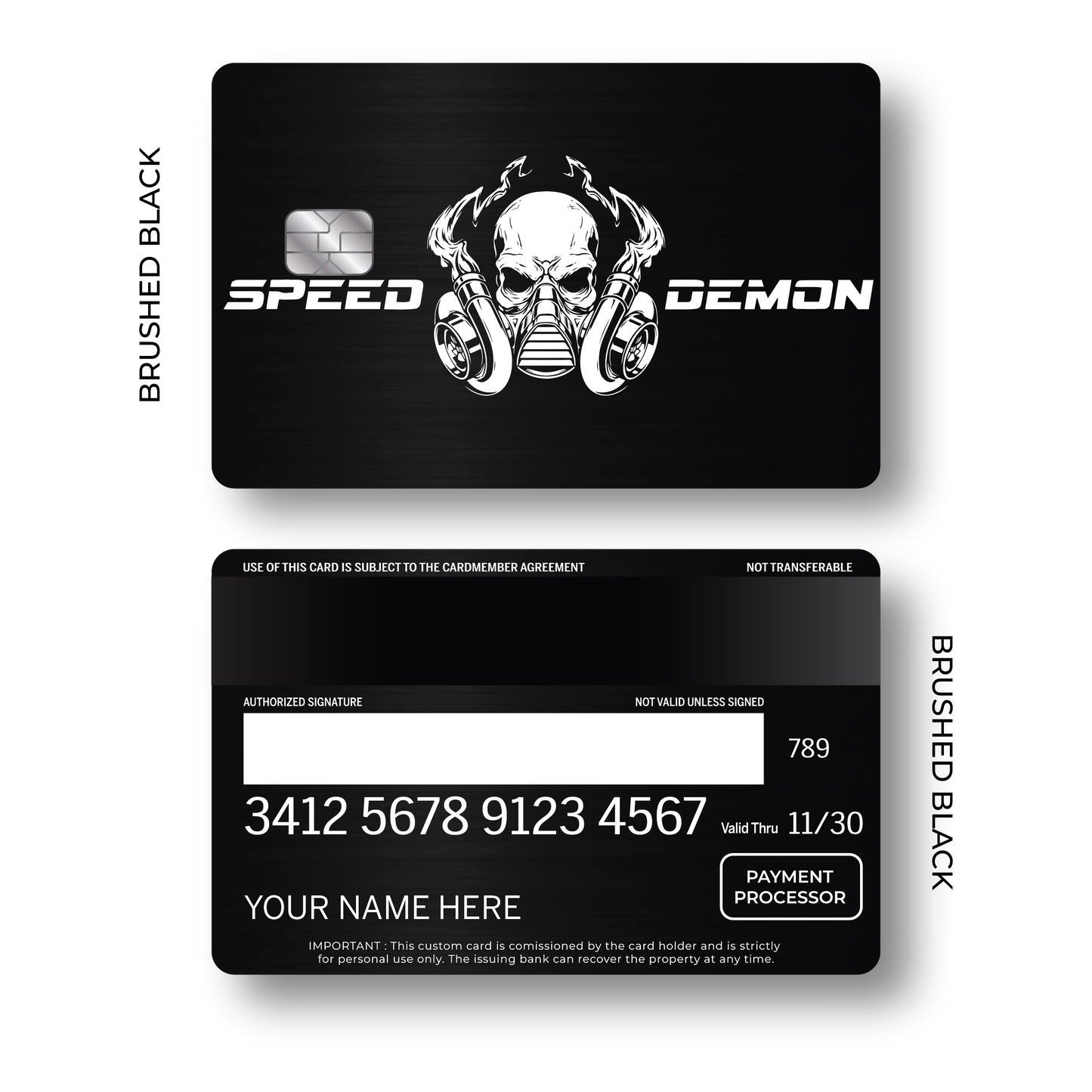 Metal Card Speed Demon