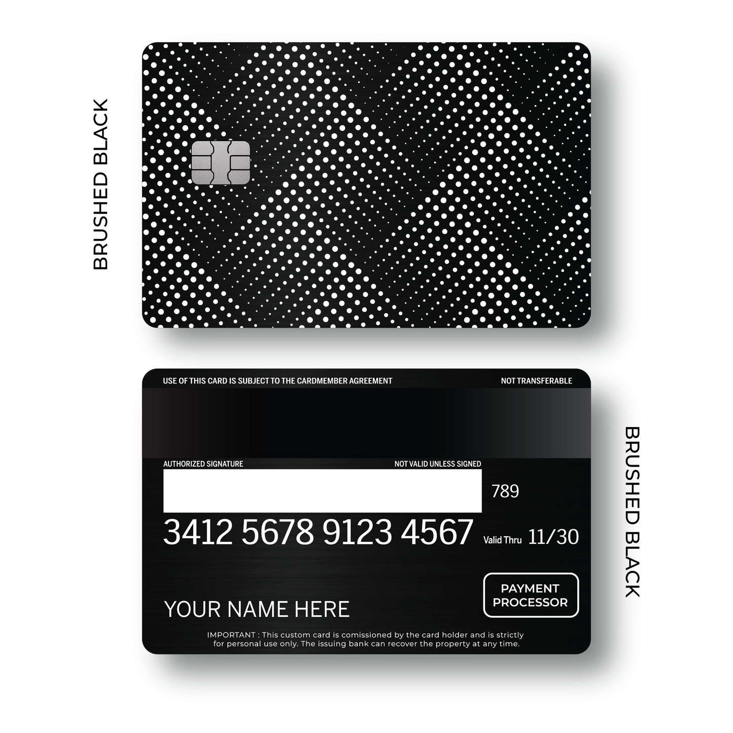 Metal Card Dot Matrix