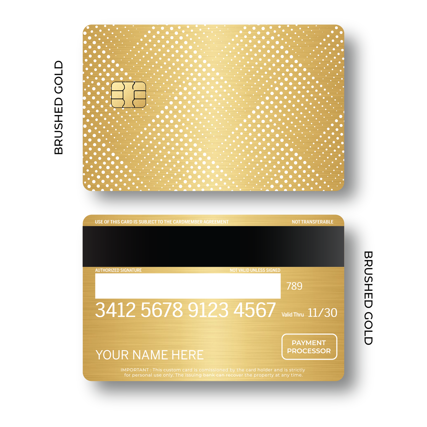 Metal Card Dot Matrix