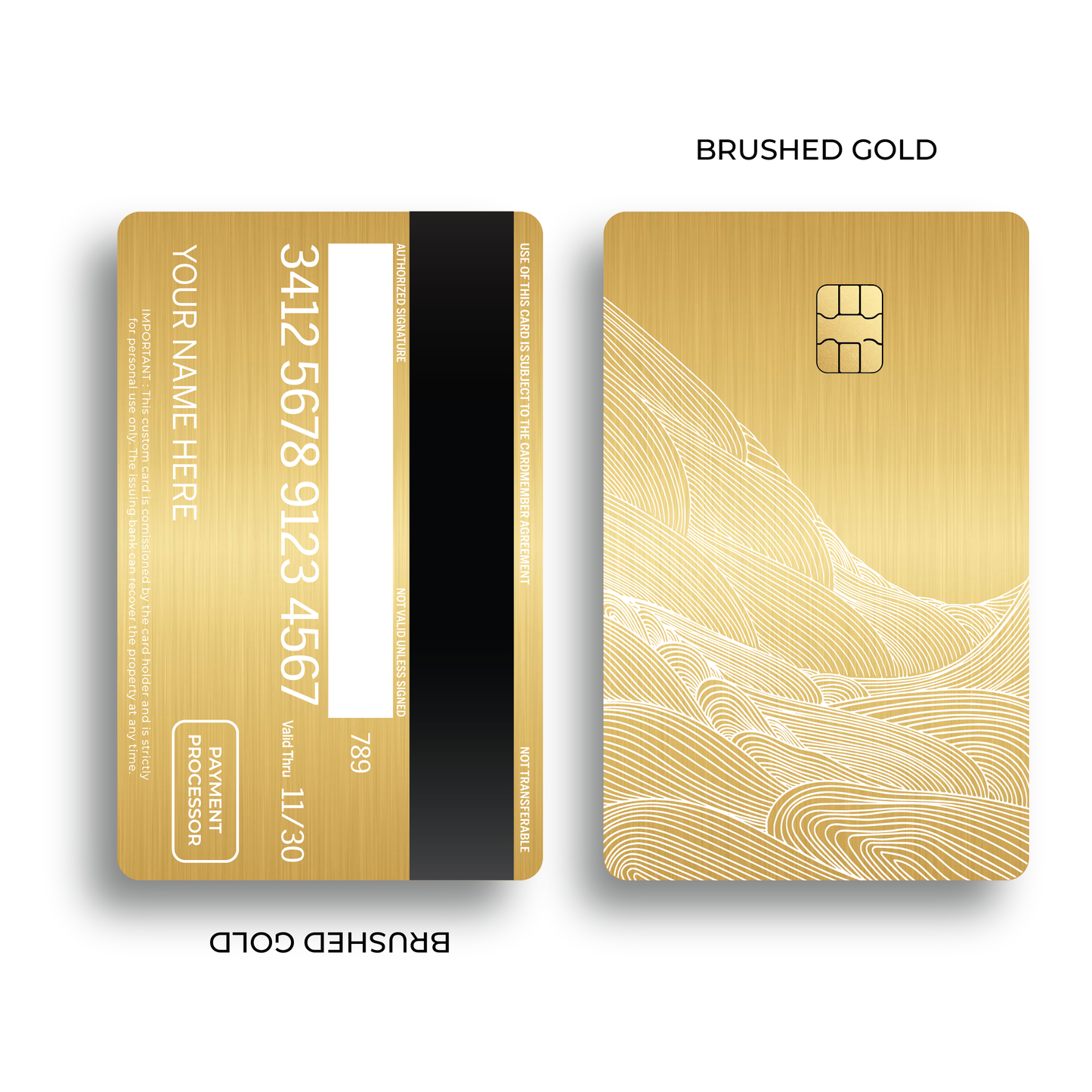 Metal Card Waves