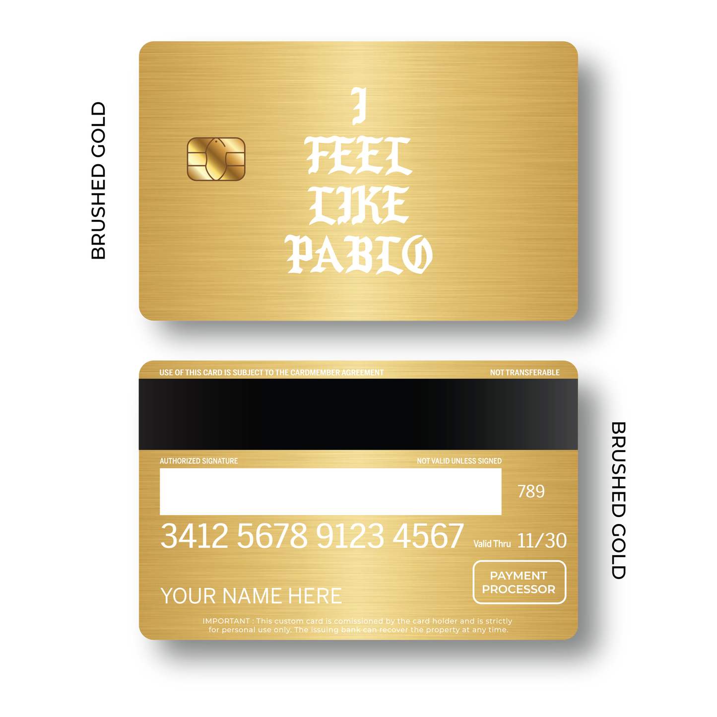 Metal Card Pablo