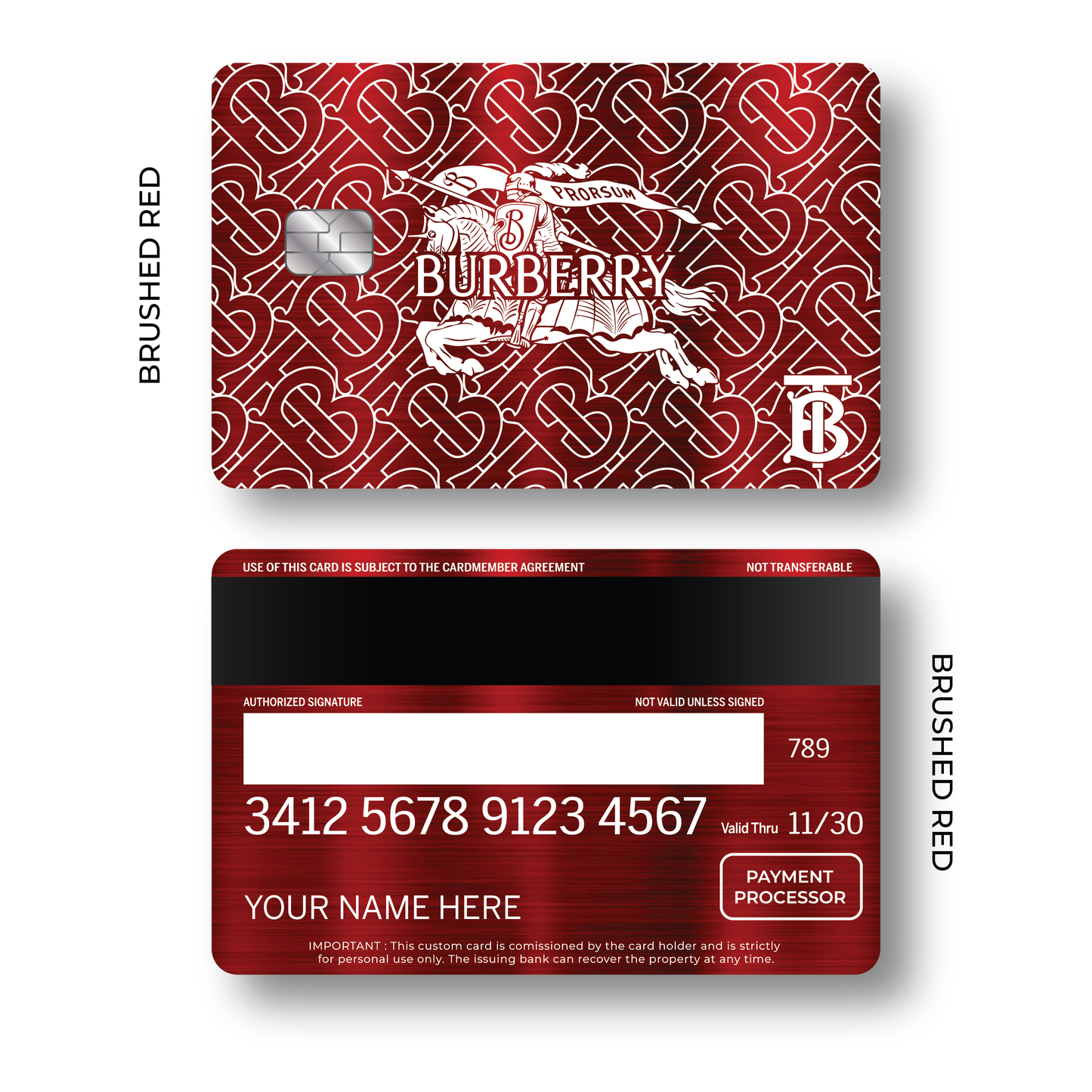 Metal Card Burbérry