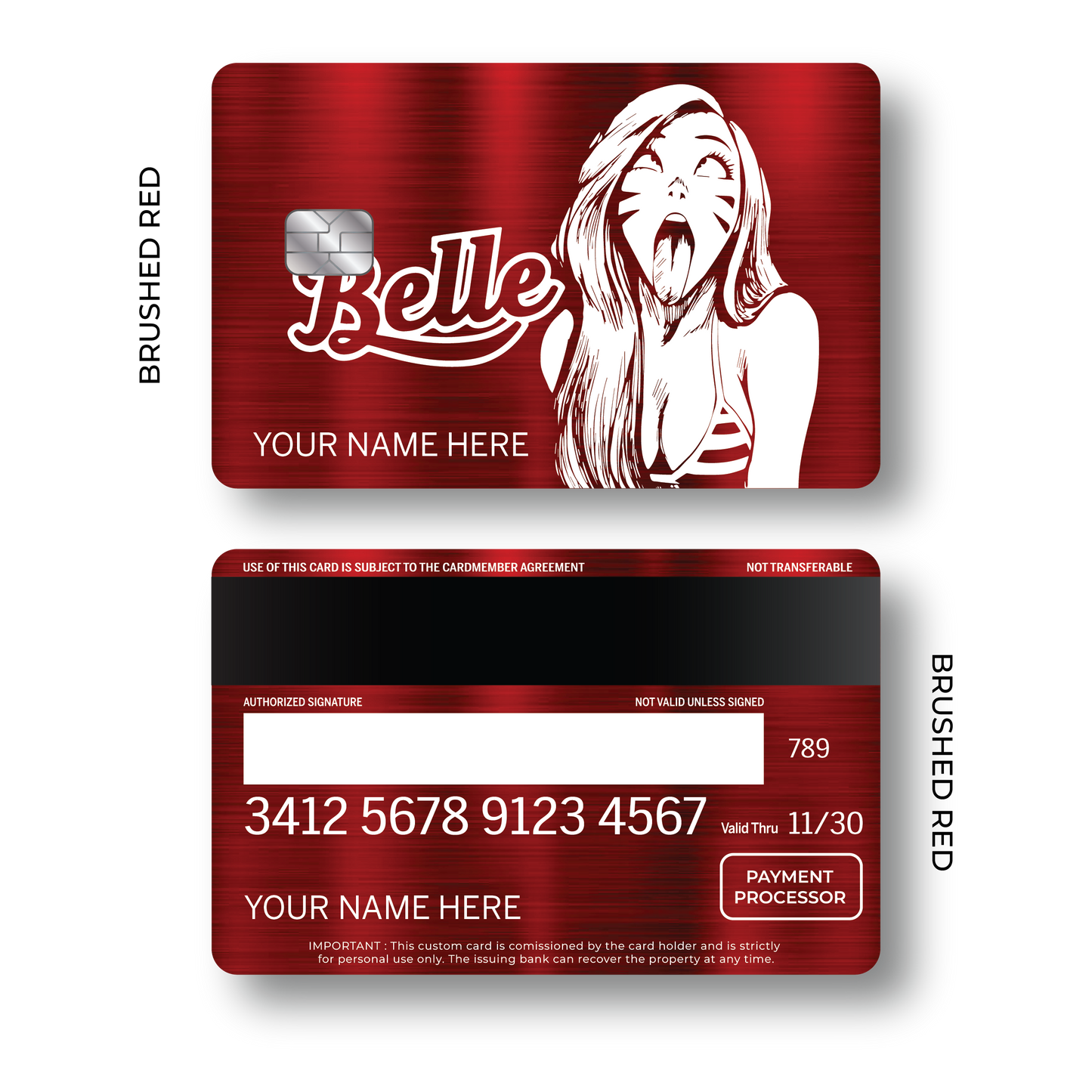 Metal Card Belle D