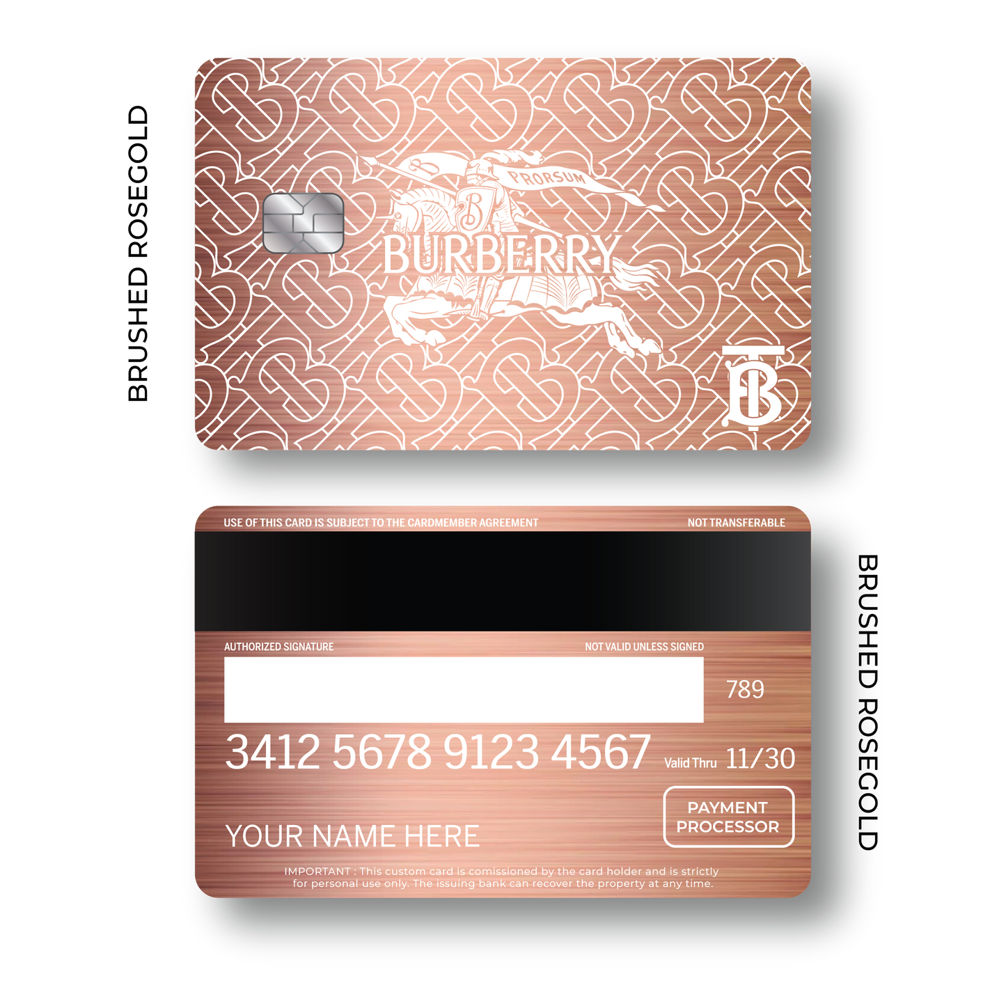 Metal Card Burbérry