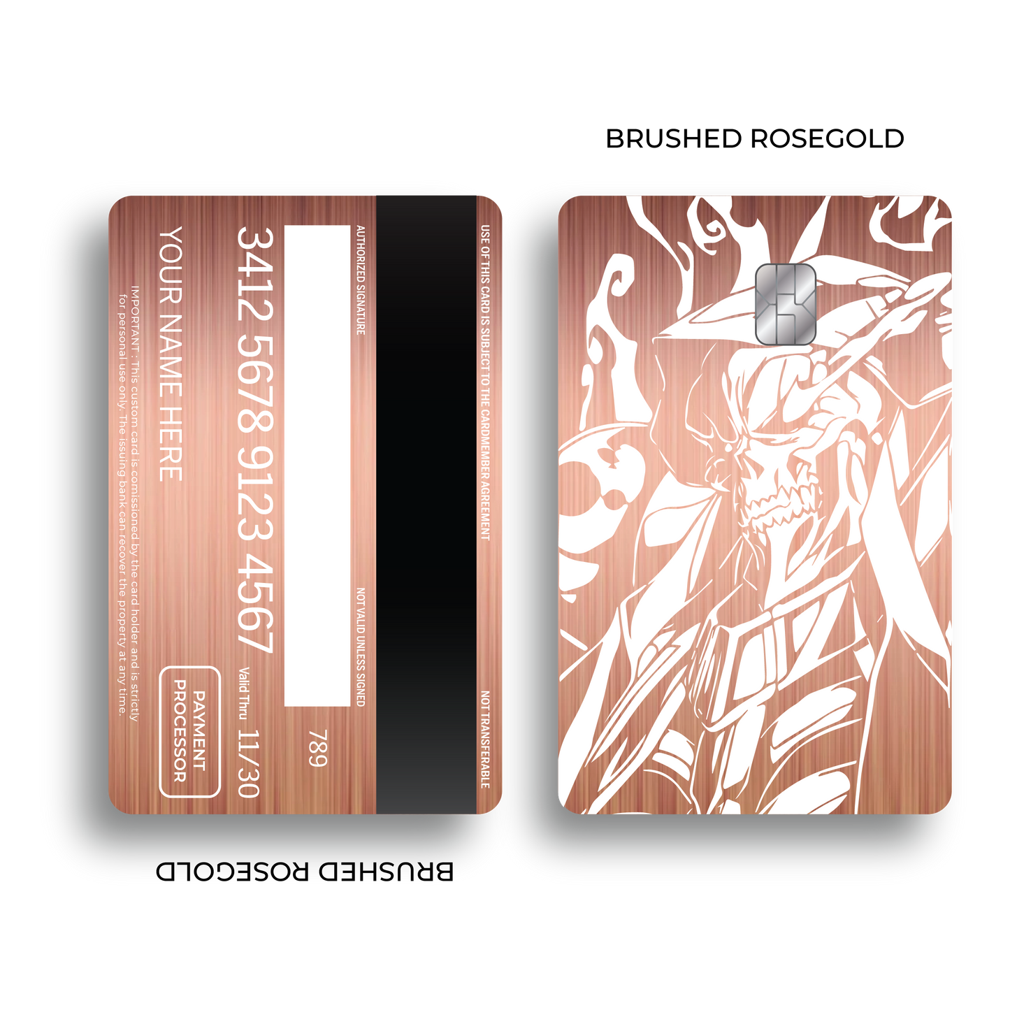 Metal Card Overlord Ainz