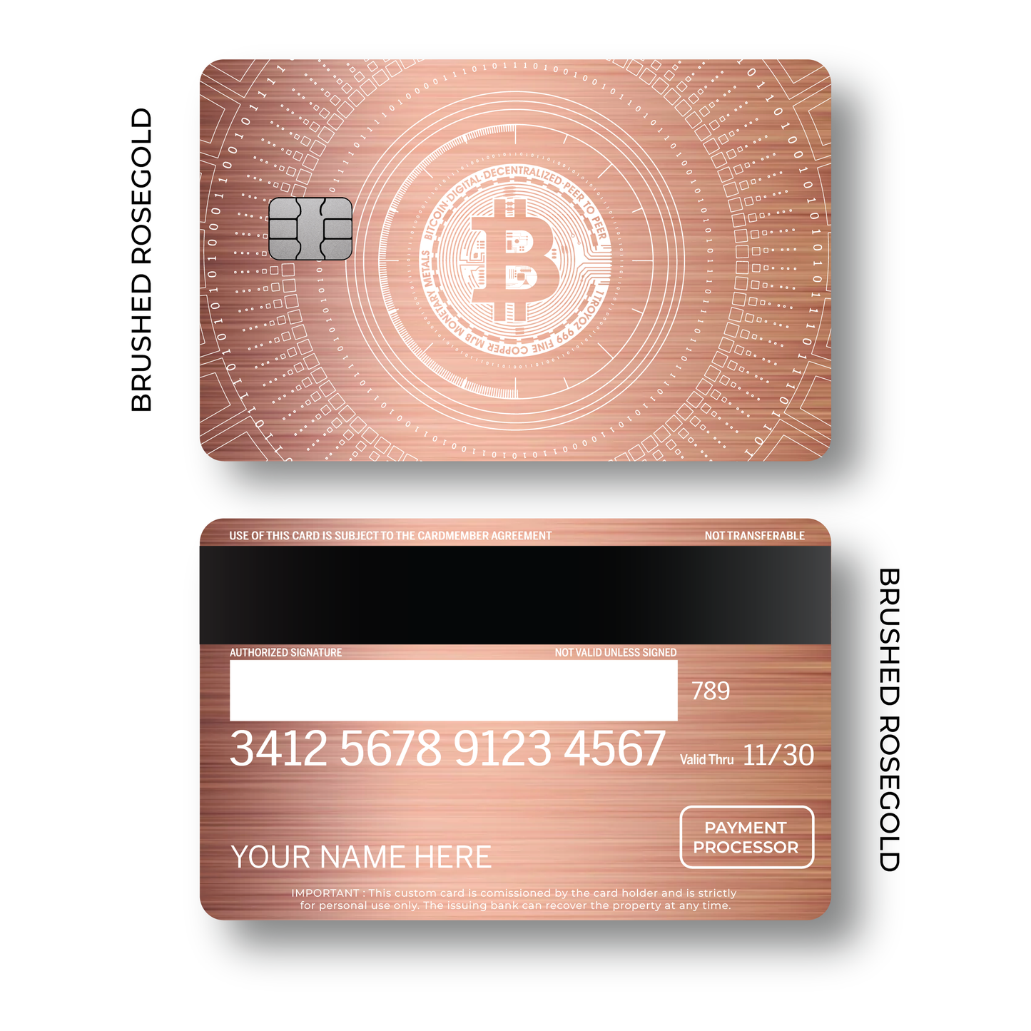 Metal Card Bitcoin V2