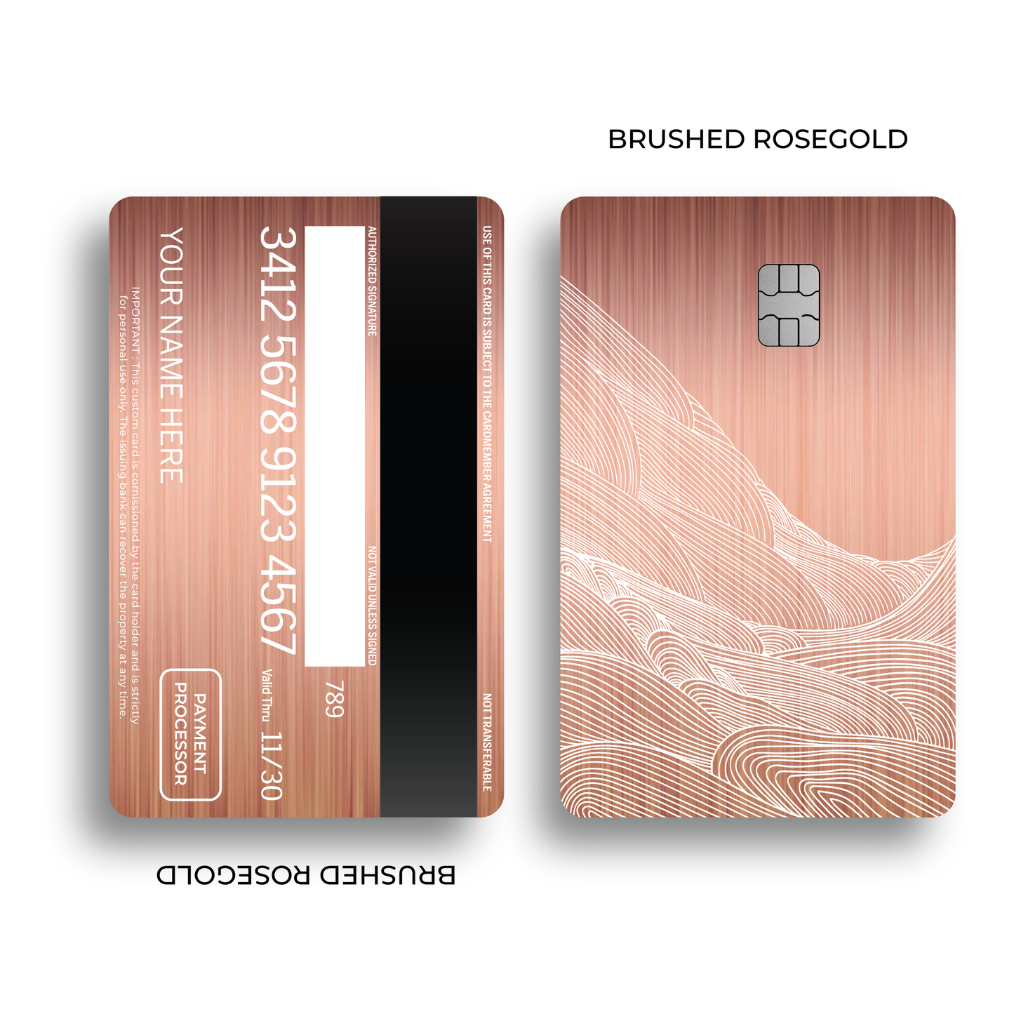 Metal Card Waves