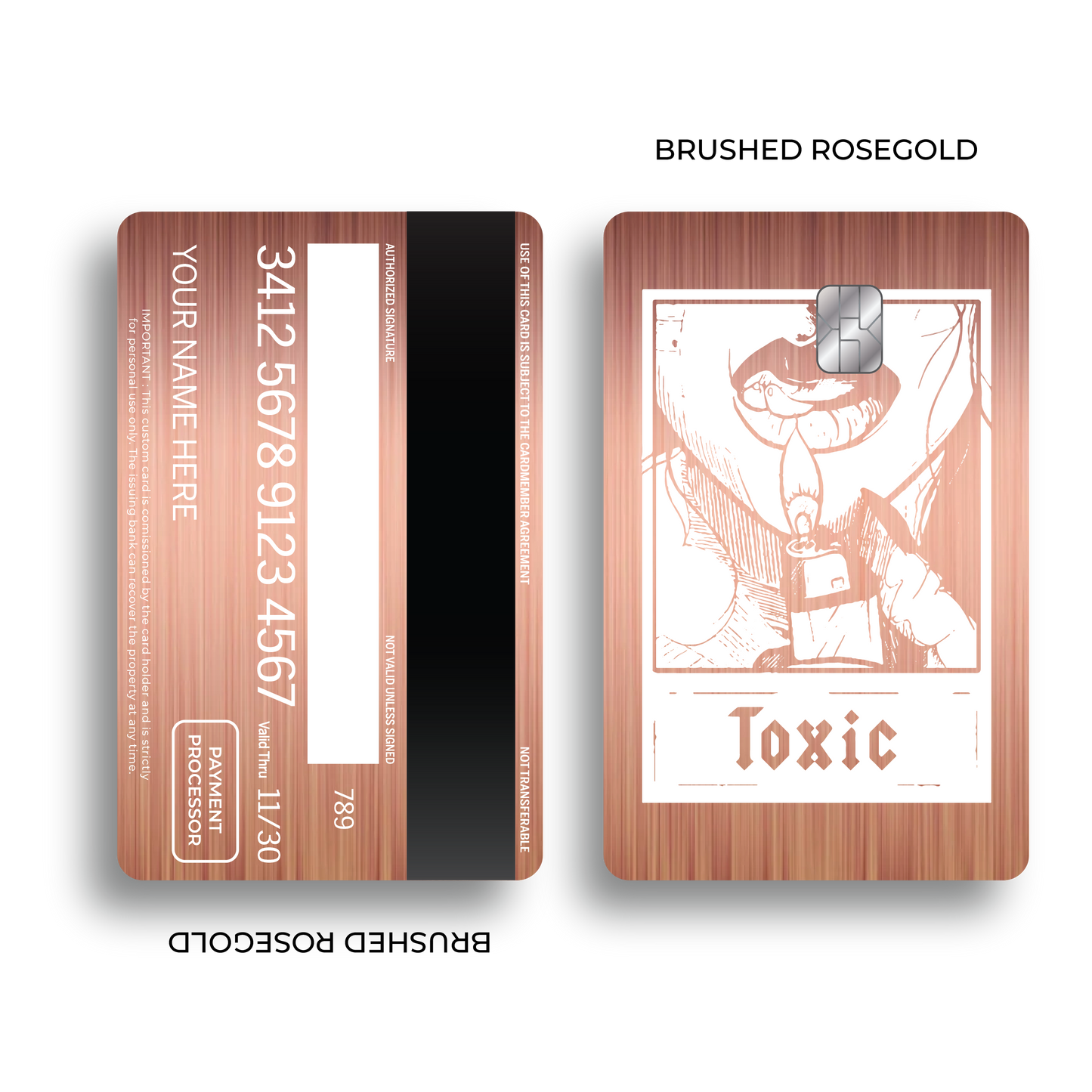 Metal Card Toxic Love