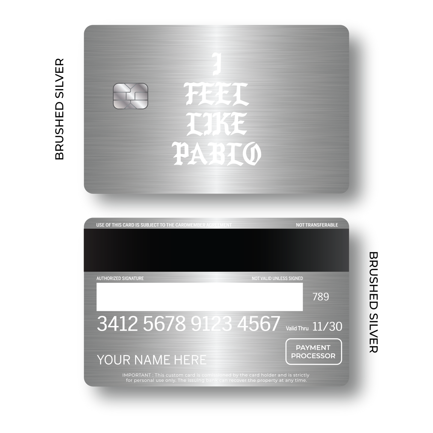 Metal Card Pablo