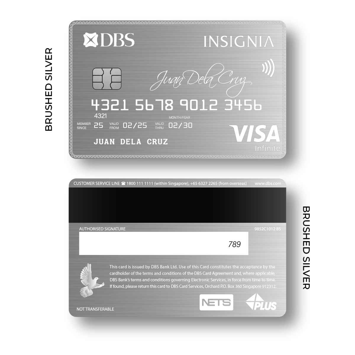 Metal Card DBS Insignia