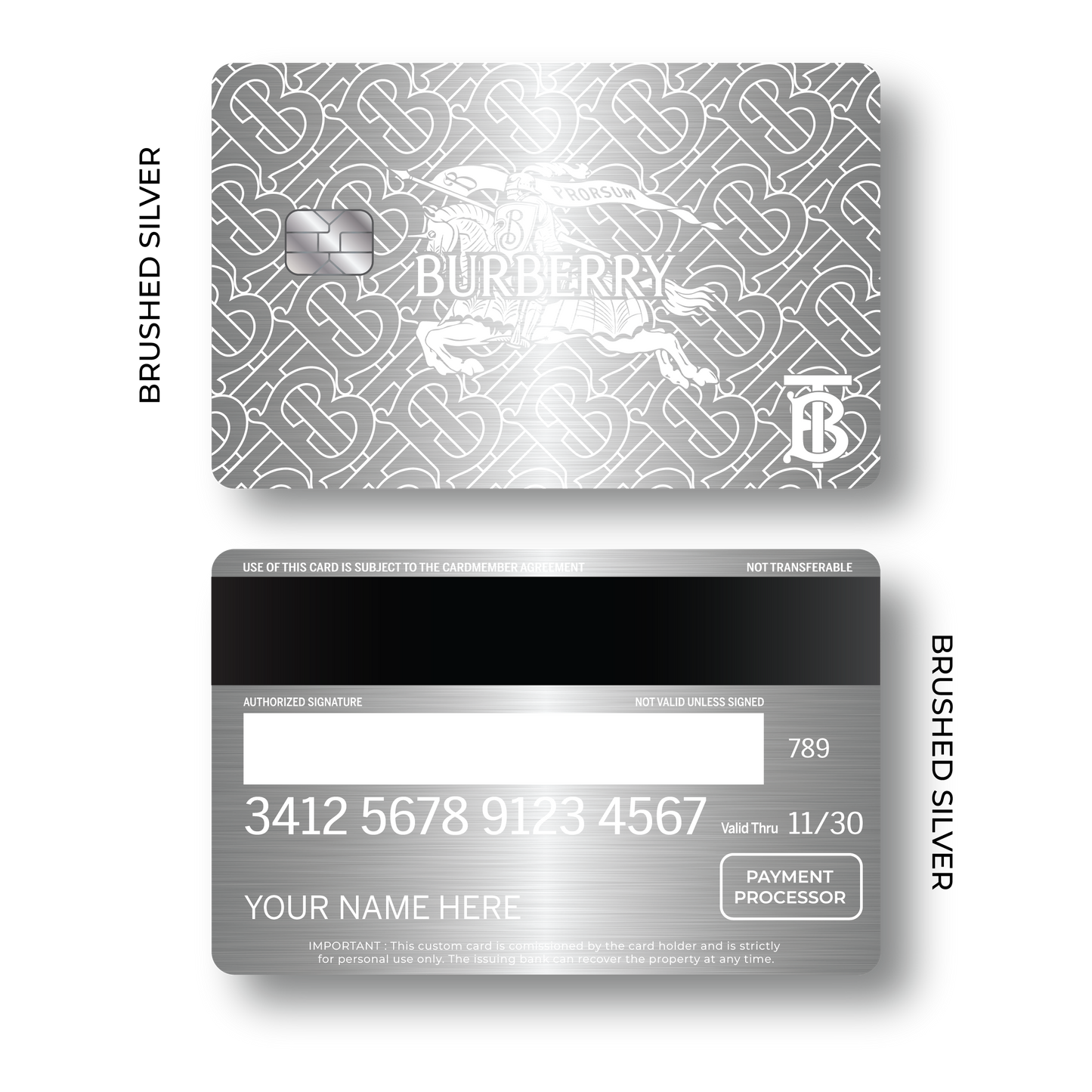 Metal Card Burbérry