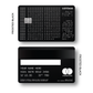Metal Card Coinbase One "Bitcoin Genesis Block"