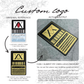 Metal Card Custom Logo
