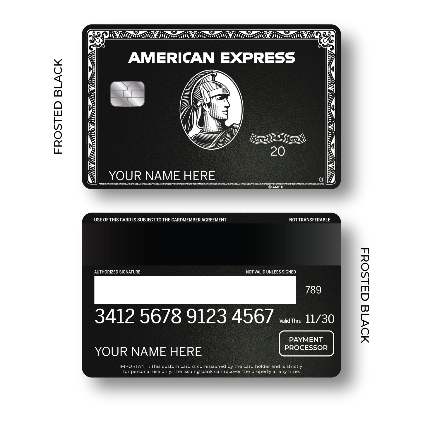 Louis Vuitton - AmEx Credit Card - Silver