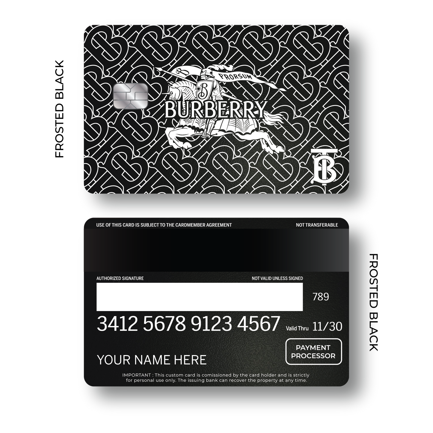 Metal Card Burbérry