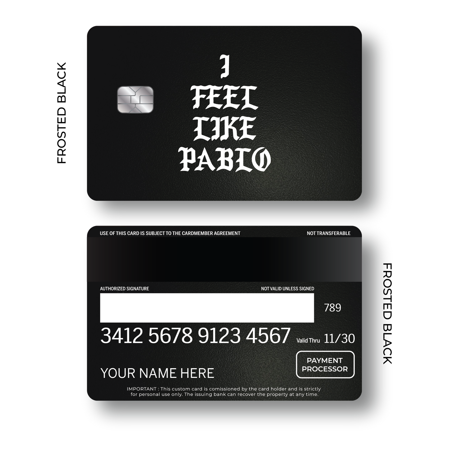 Metal Card Pablo