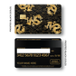 Metal Card Dragon Pattern