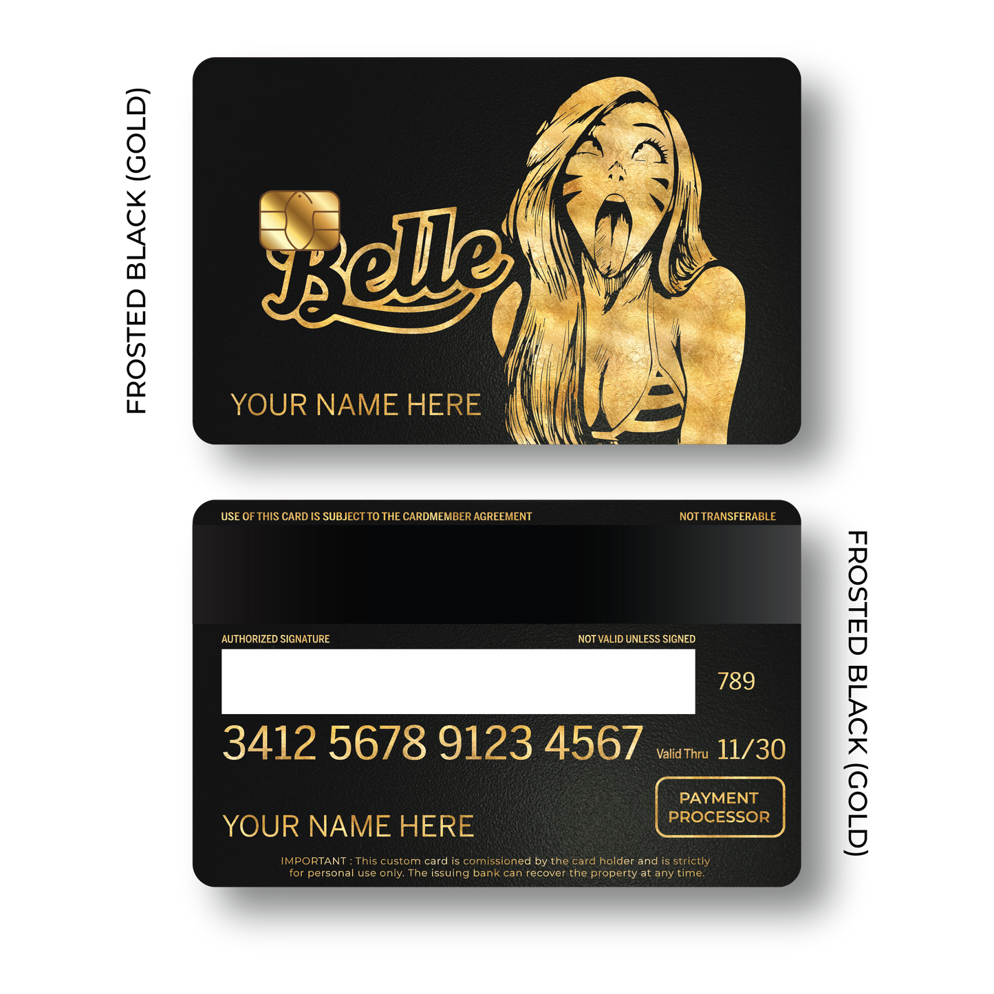 Metal Card Belle D