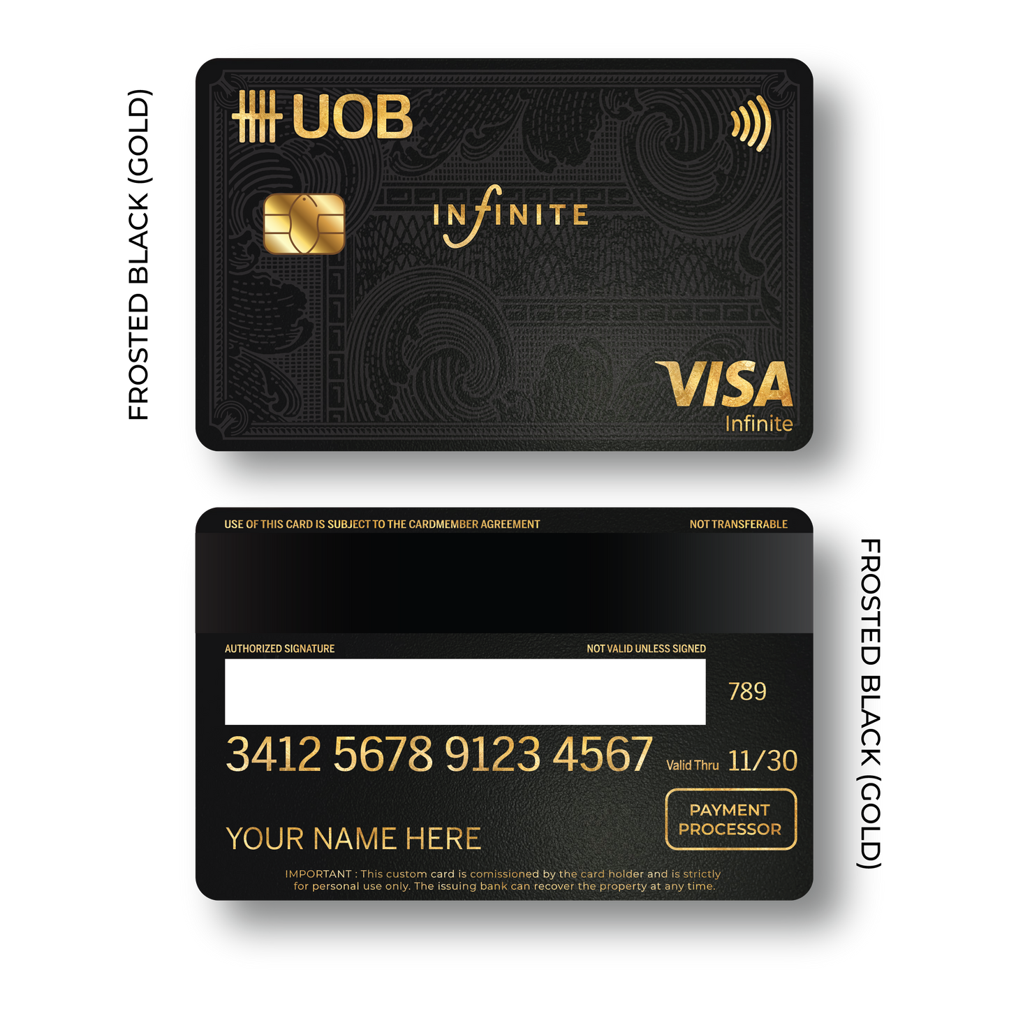 Metal Card UOB Infinite