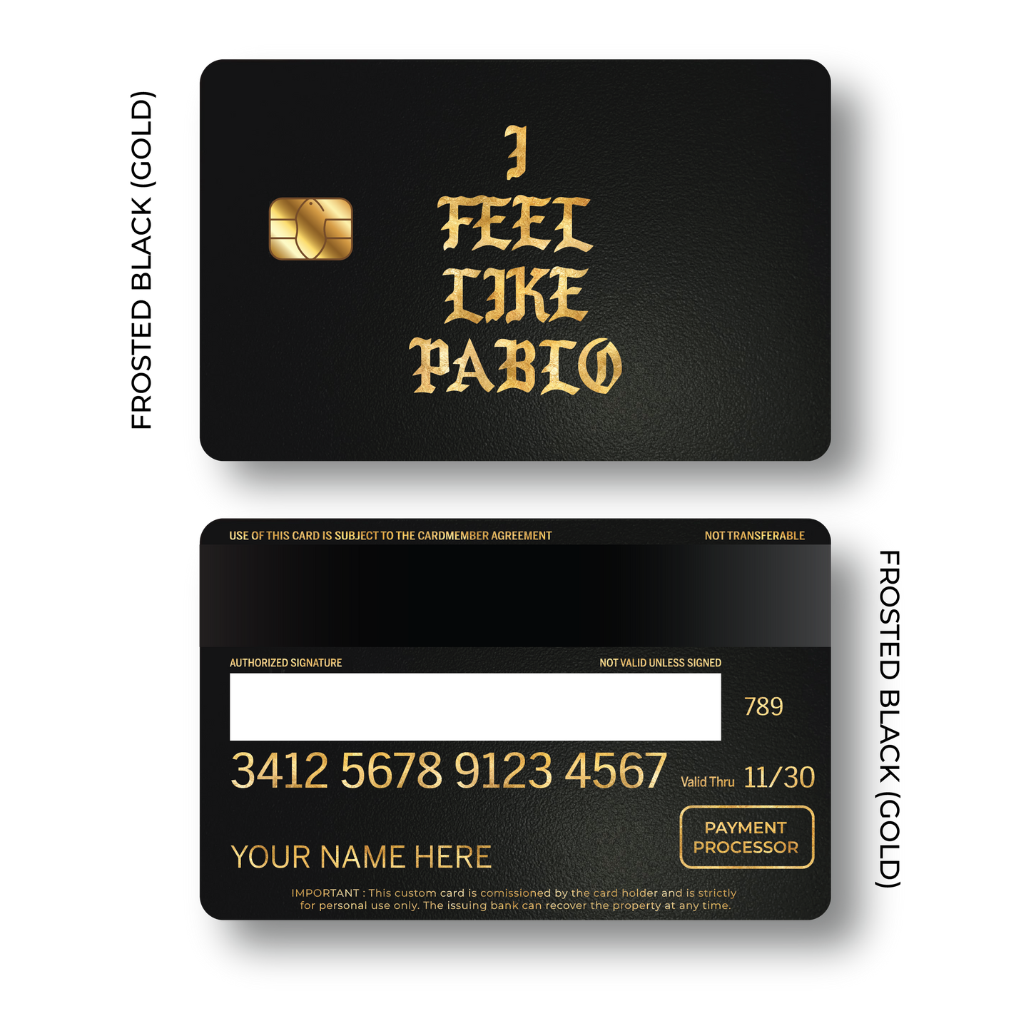 Metal Card Pablo