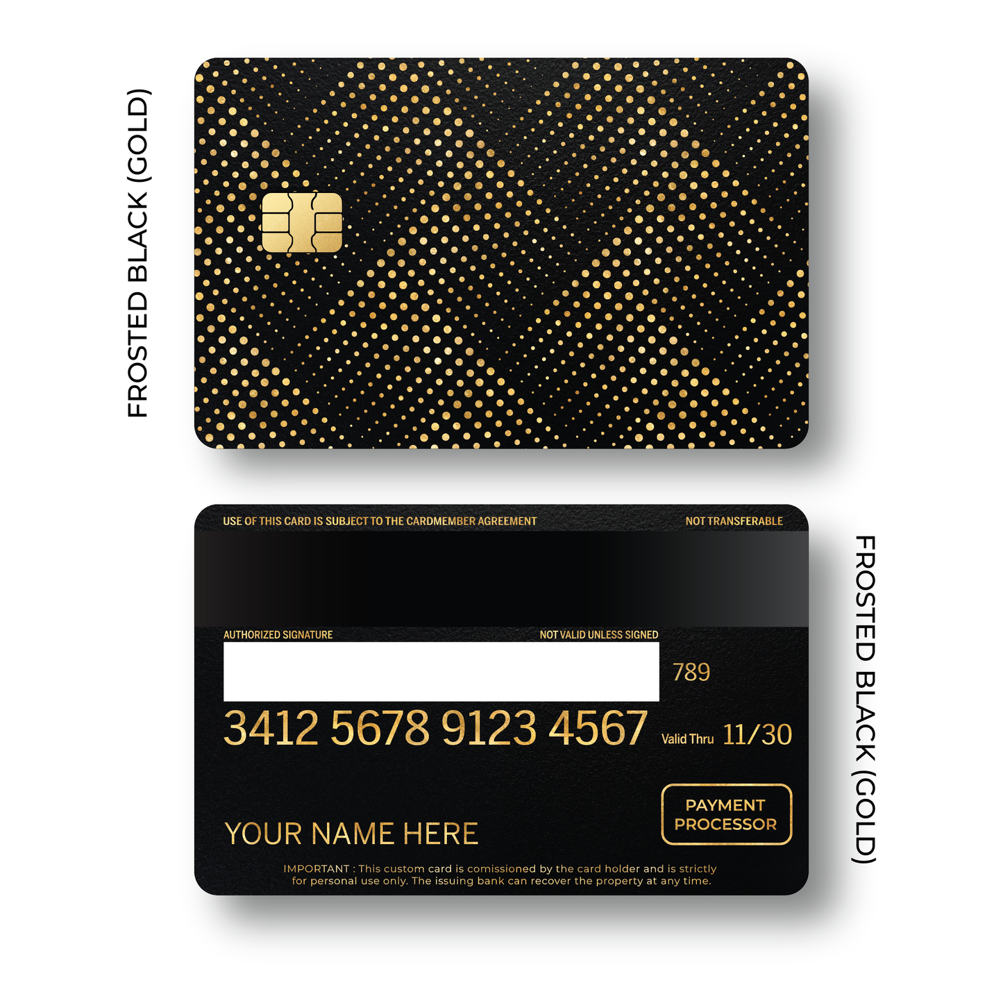 Metal Card Dot Matrix