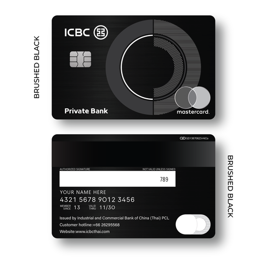 Metal Card ICBC Private Bank