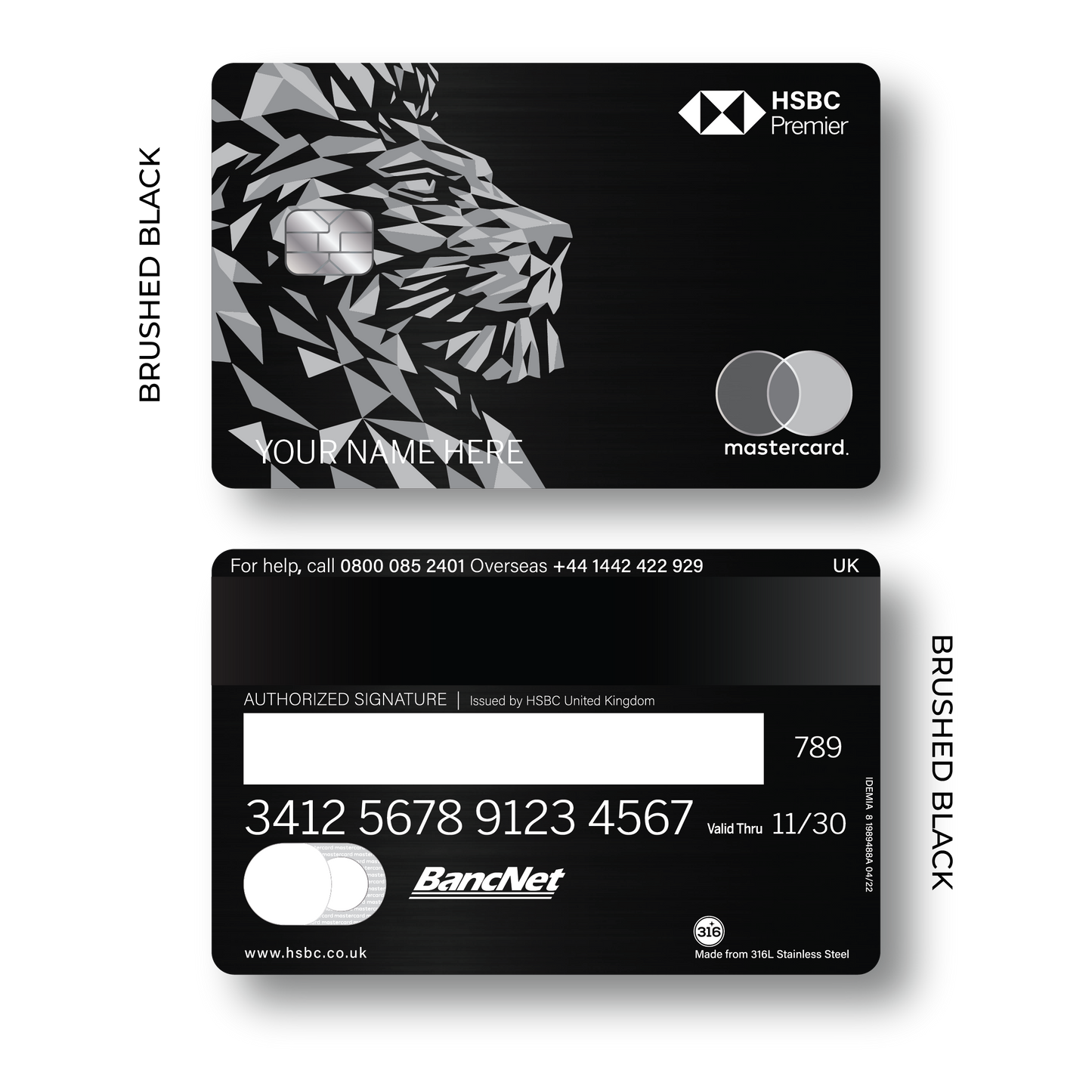 Metal Card HSBC Premier