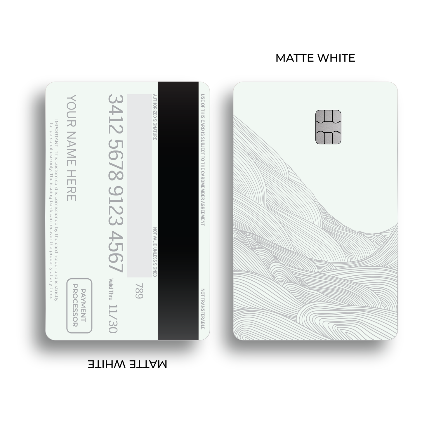 Metal Card Waves
