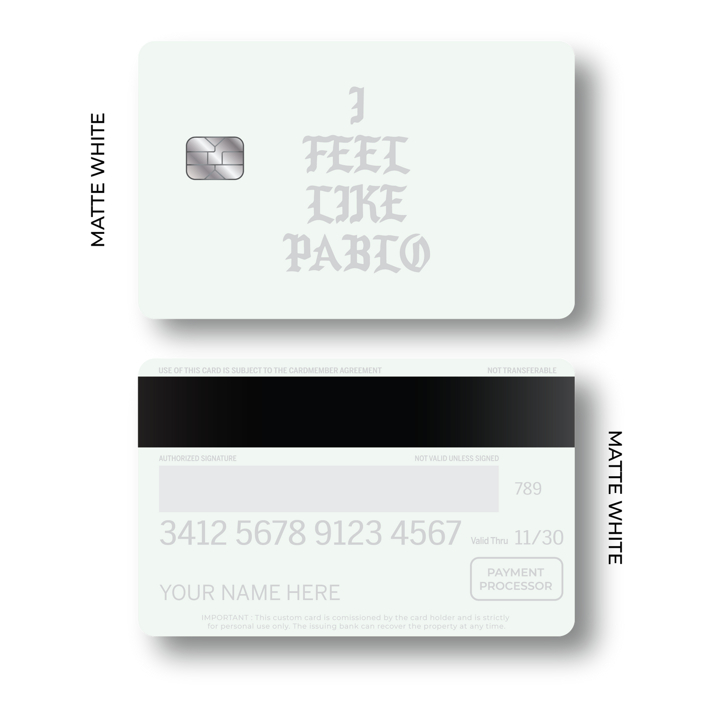 Metal Card Pablo