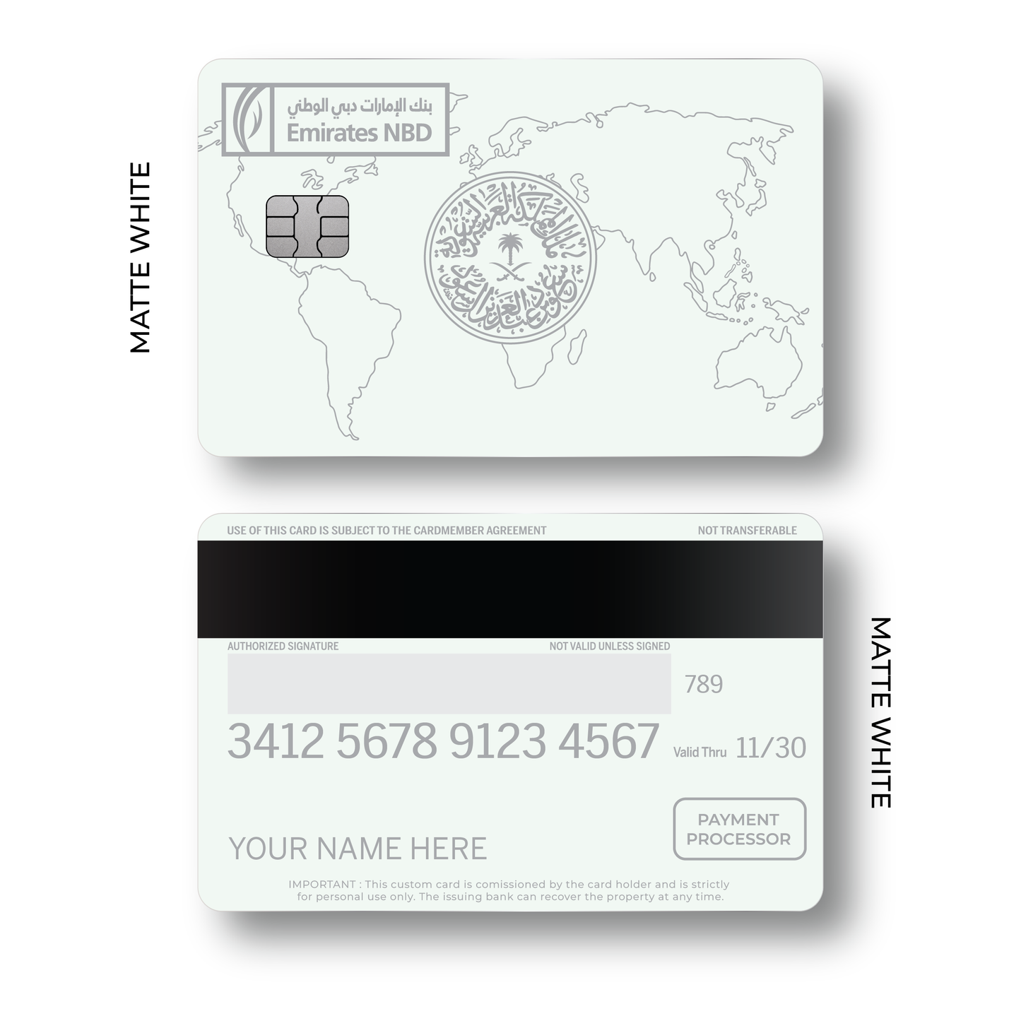 Metal Card Emirates Custom