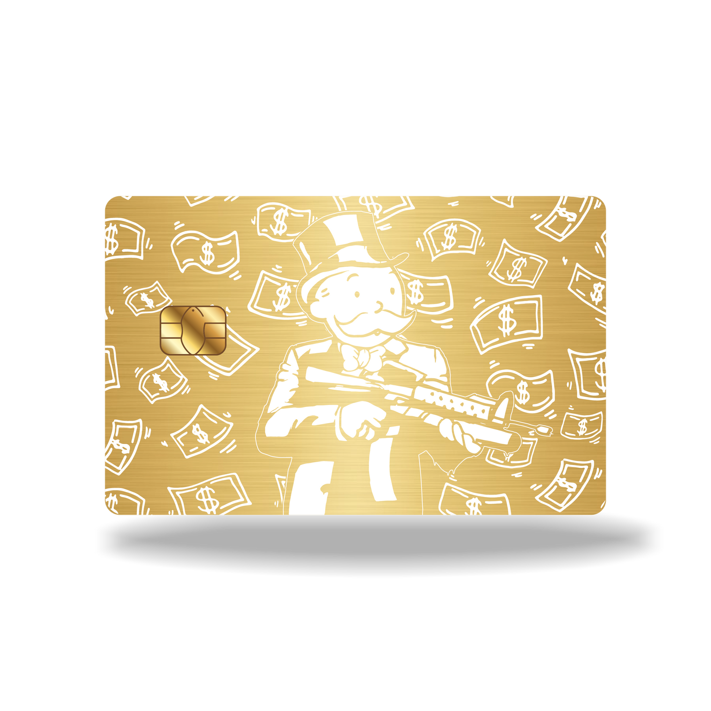 Metal Card Monopoly Man