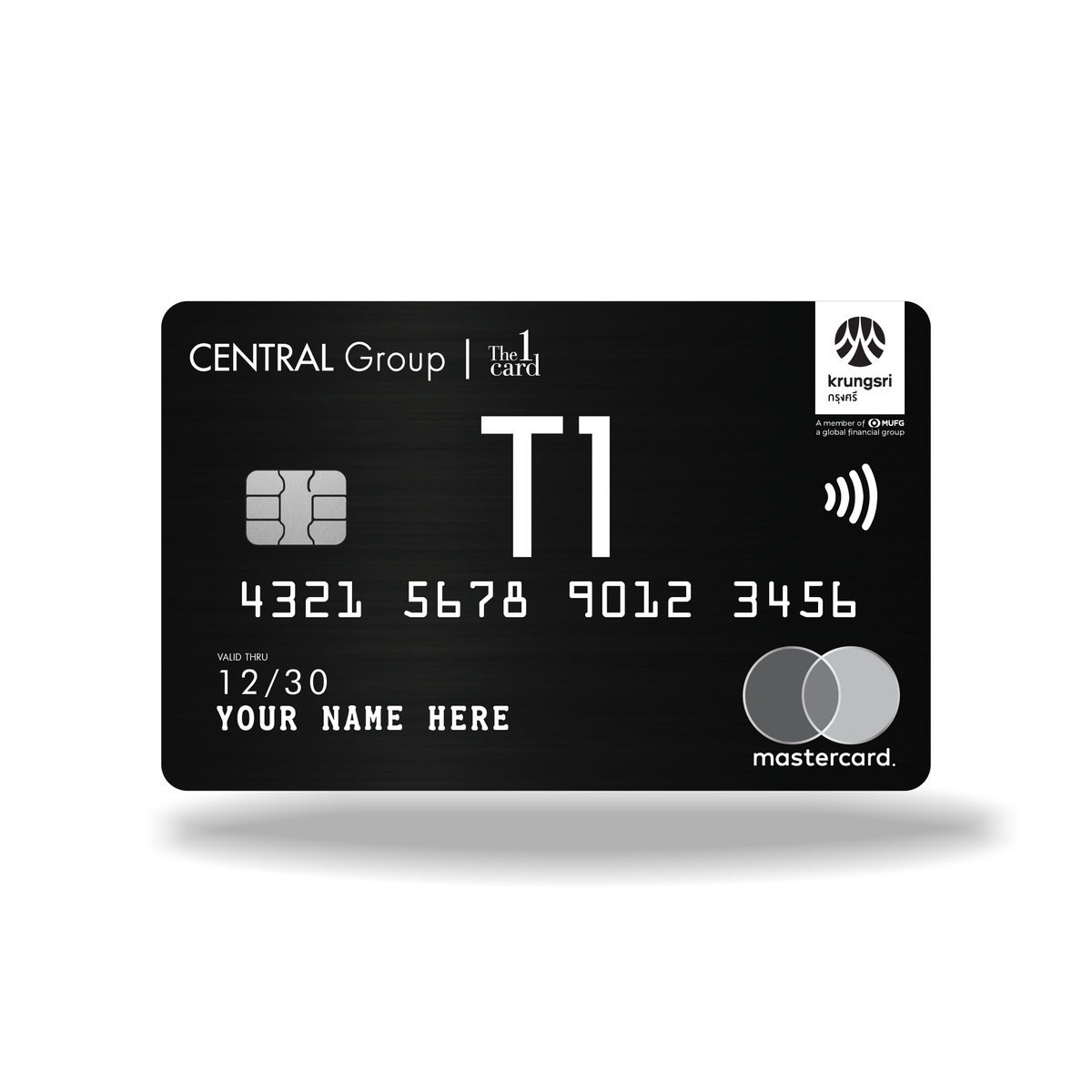 Metal Card " The 1 " Thailand