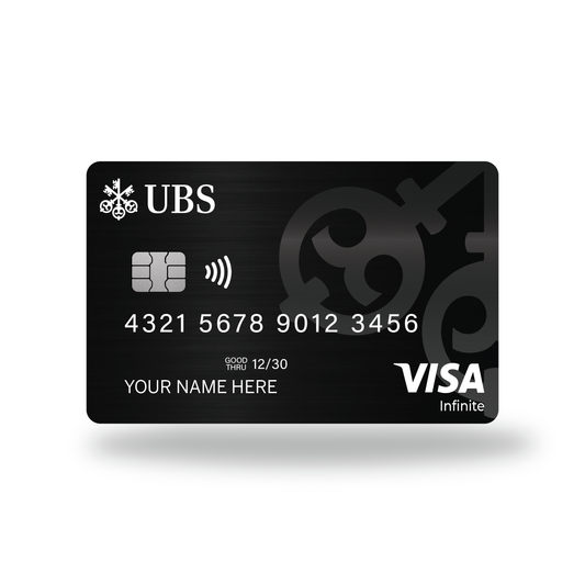 Metal Card UBS Visa Infinite