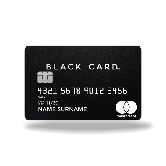 Metal Card Black Card
