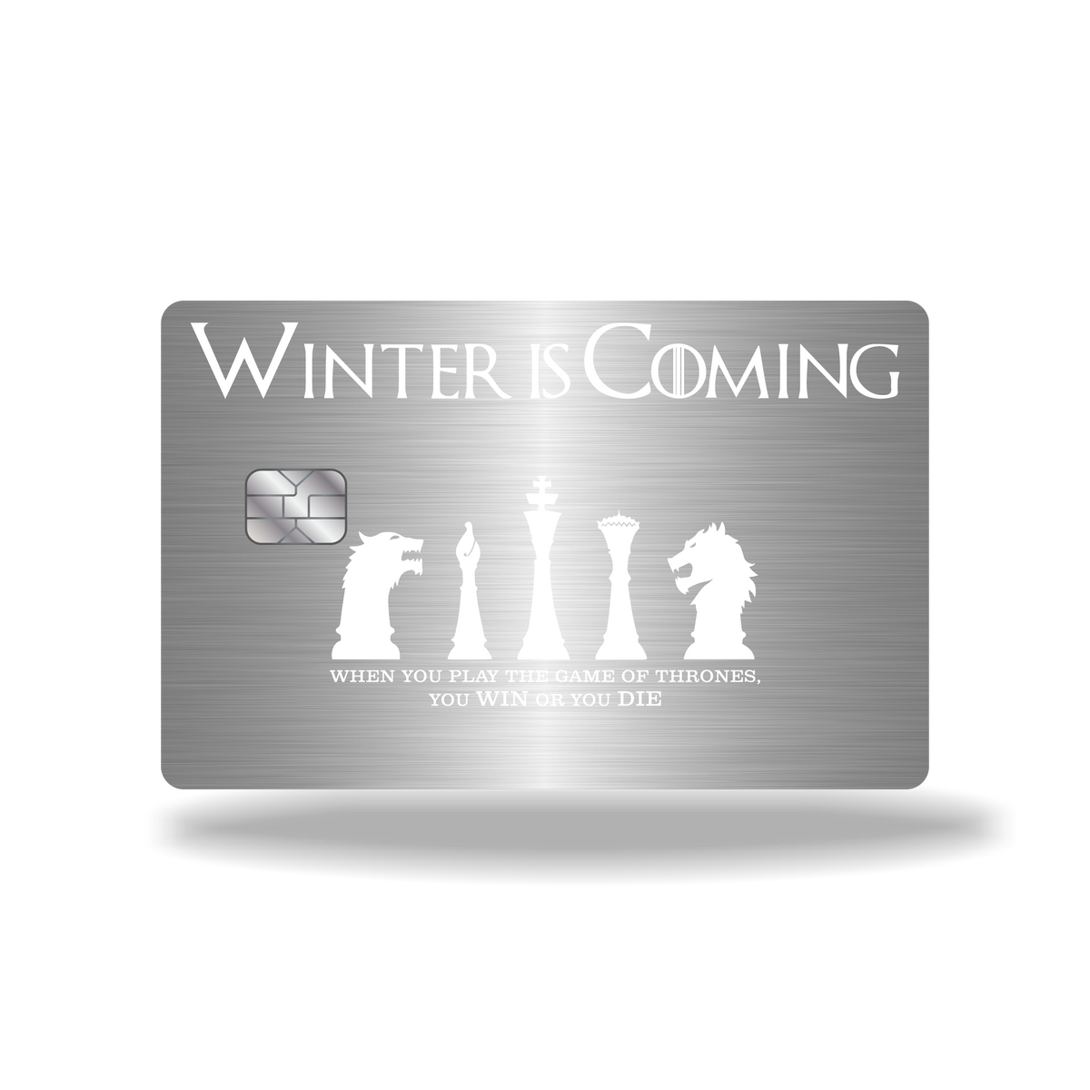 Metal Card Winter is Coming