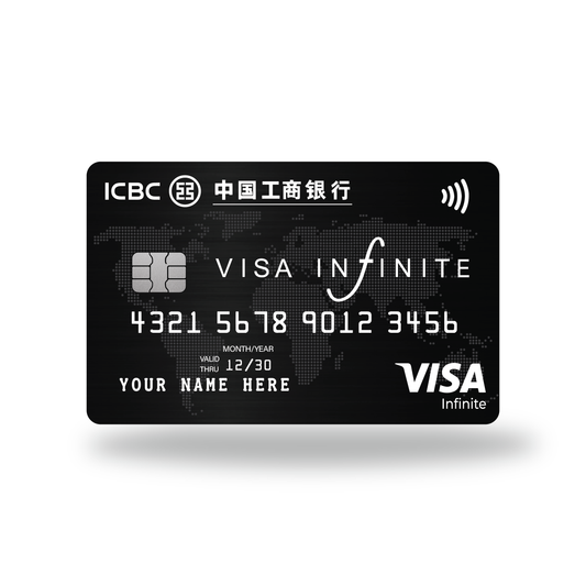 Metal Card ICBC Visa Infinite