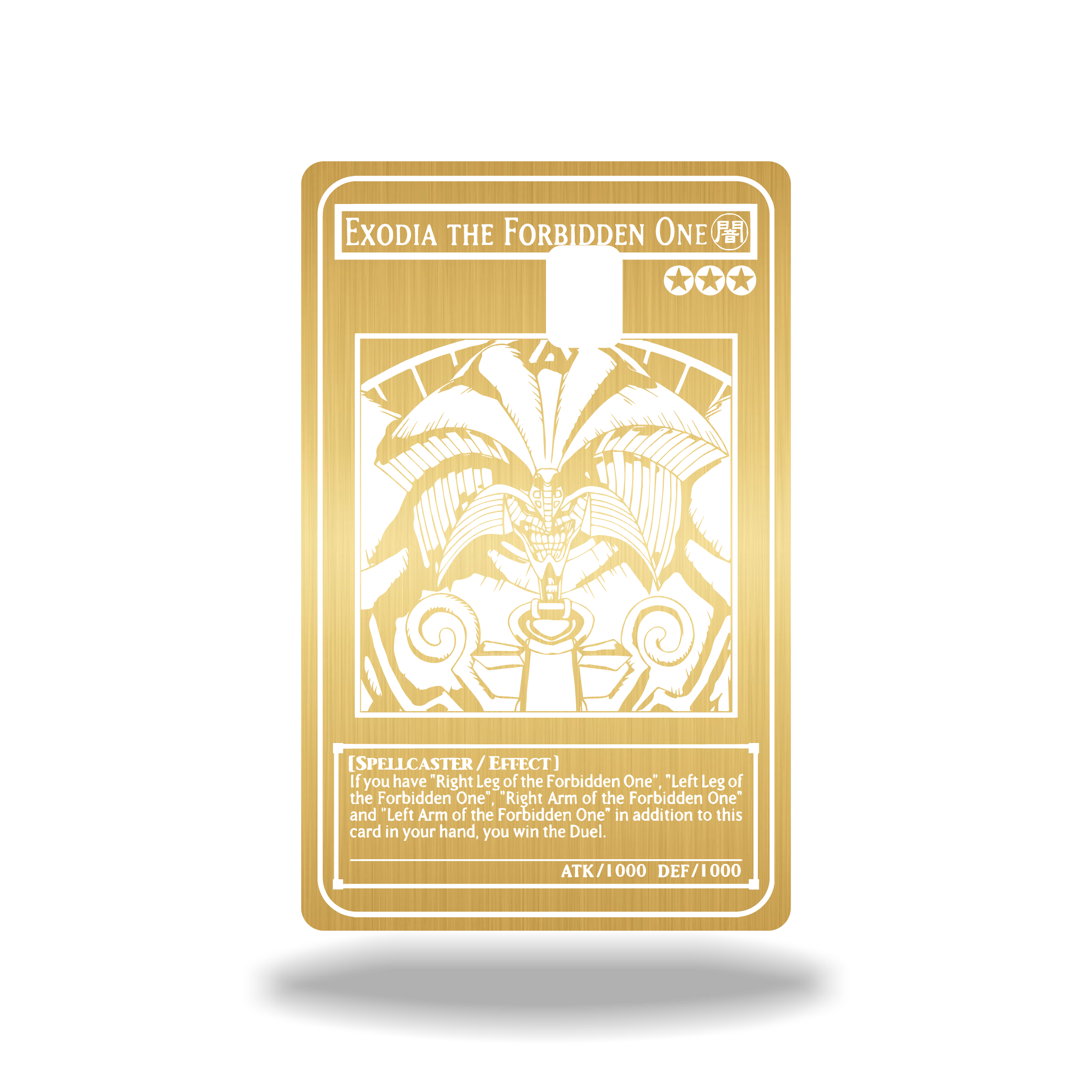 Metal Card Exodia – Gold Link co