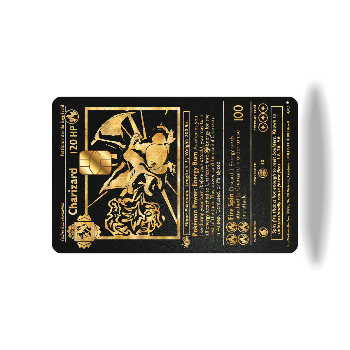 Metal Card Charizard